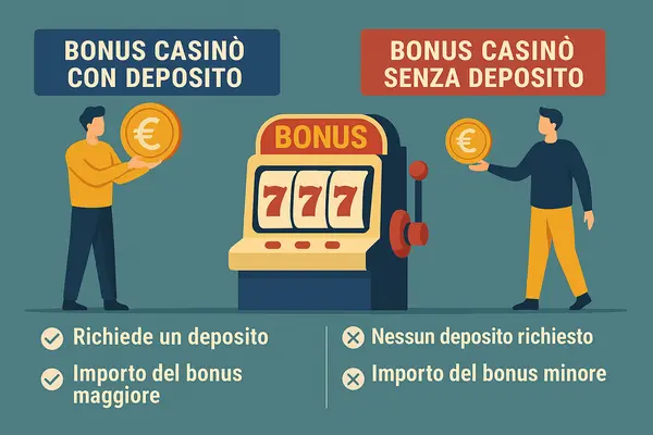 bonus benvenuto senza deposito