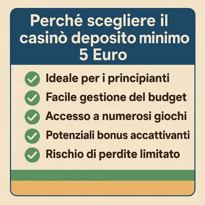 casinò non aams deposito minimo 5 euro